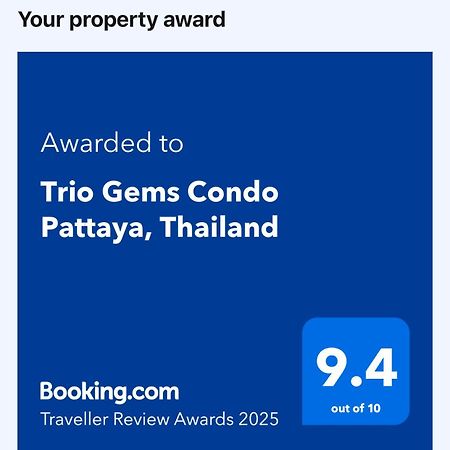 Trio Gems Condo Pattaya, Thailand Jomtien Beach Esterno foto